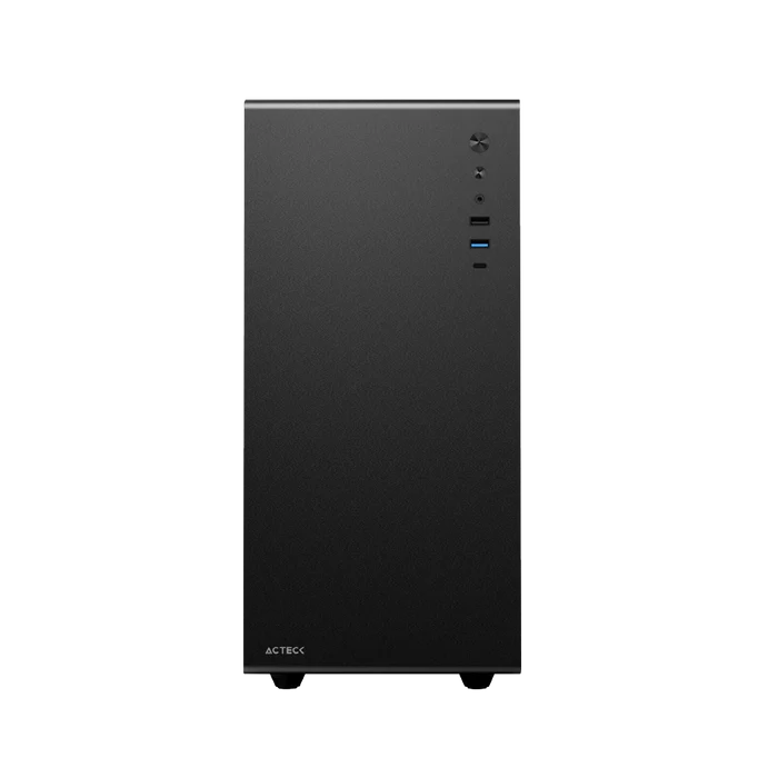 Gabinete Acteck Neuss Pro GI717, Midi-Tower, Micro-ATX/Mini-ITX, USB 2.0/3.0, sin Fuente, sin Ventiladores Instalados, Negro