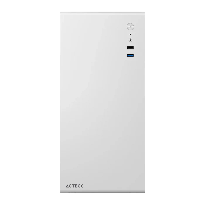 Gabinete Acteck Neuss Plus GI707, Mini-Tower, Micro-ATX/Mini-ITX, USB 2.0/3.0, con Fuente de 450W, 1 Ventilador Instalado, Blanco