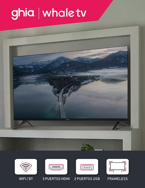 Pantalla Smart TV LED de 40 pulgadas Full HD g40w25 con Whale OS