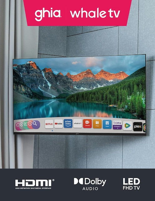 Pantalla Smart TV LED de 40 pulgadas Full HD g40w25 con Whale OS