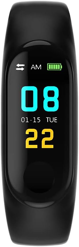 Hyundai Smartband SB001, Touch, Bluetooth 5.0, Android, Negro