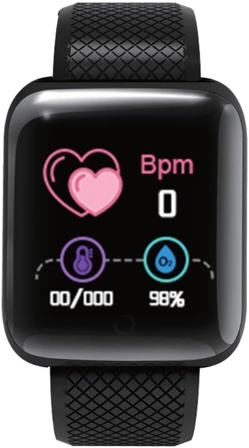 T2GO Smartwatch Hyper XP, Touch, Bluetooth 4.0, iOS/Android, Negro