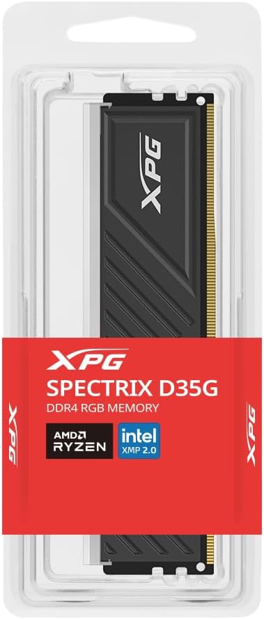 Memoria RAM XPG Spectrix D35G RGB DDR4, 3200MHz, 8GB, CL16, XMP