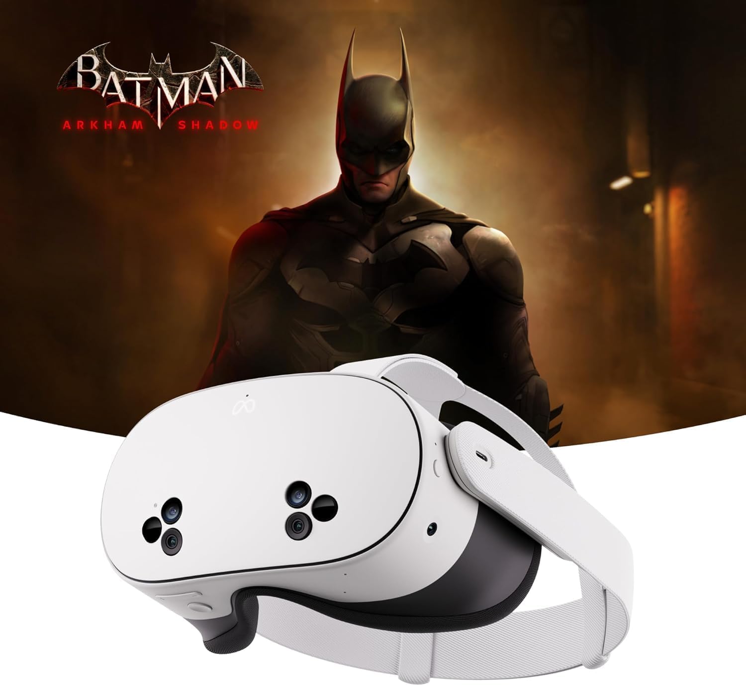 Meta Lentes de Realidad Virtual Quest 3S Batman Arkham, 1832 x 1920, 128GB, Blanco