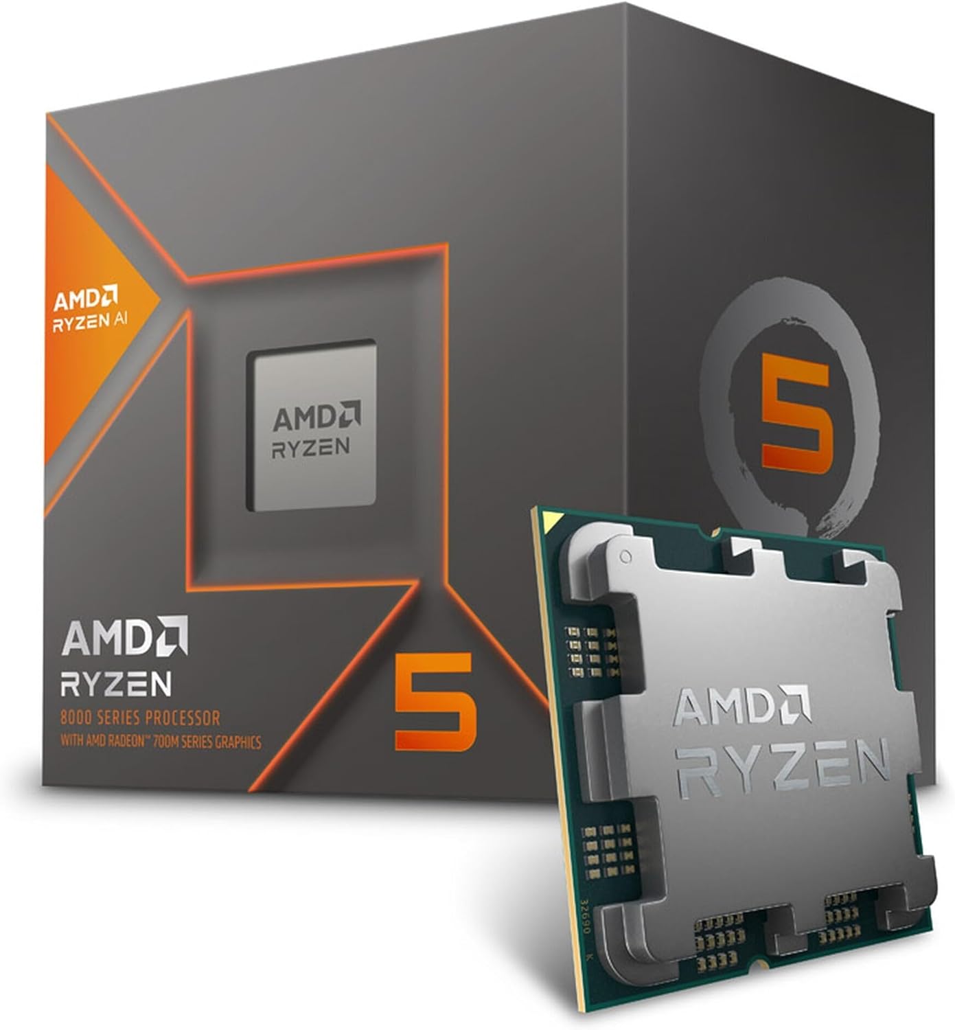 Procesador AMD Ryzen 5 8500G con AMD Radeon Graphics, Socket AM5, 5GHz, 6 Núcleos, 16MB Caché - Incluye Disipador