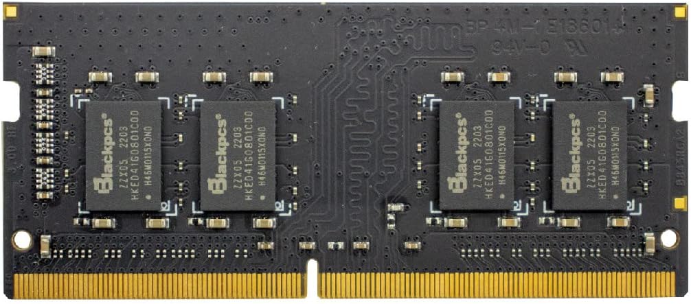 Memoria RAM Blackpcs DDR4, 2666MHz, 4GB, Non-ECC, CL19, SO-DIMM