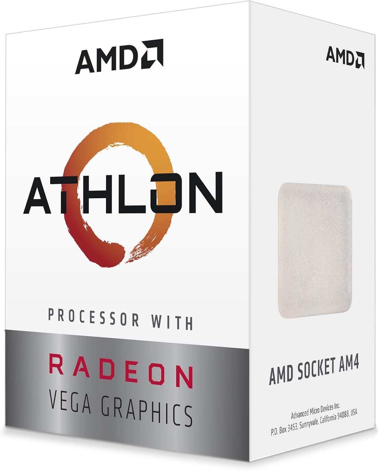 Procesador AMD Athlon 3000G con AMD Radeon Graphics, Socket AM4, 3.50GHz, 2 Núcleos, 4MB Caché - Incluye Disipador