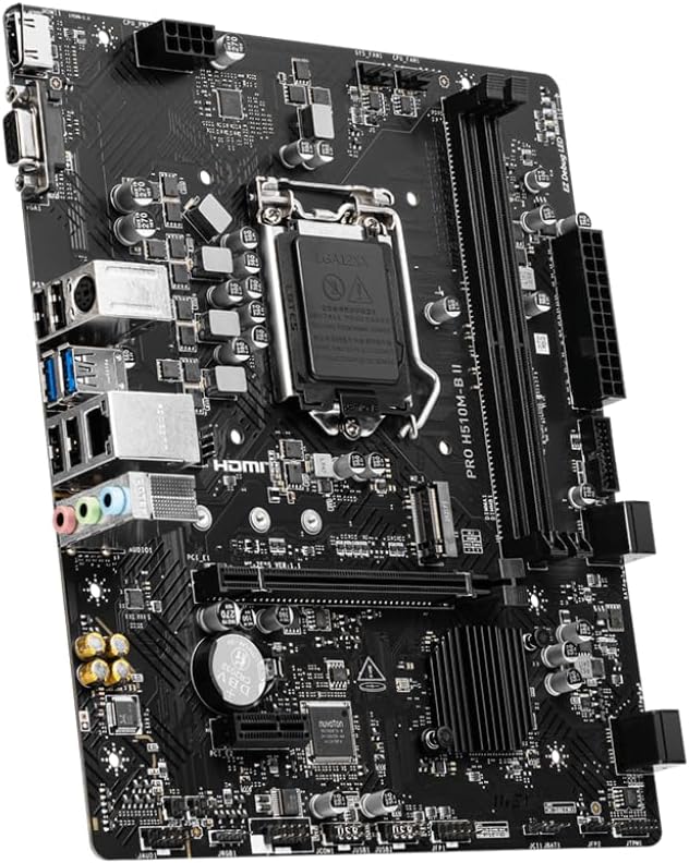 Tarjeta Madre MSI PRO H510M-B II, Micro-ATX, LGA 1200, Intel H470, 64GB DDR4, HDMI para Intel