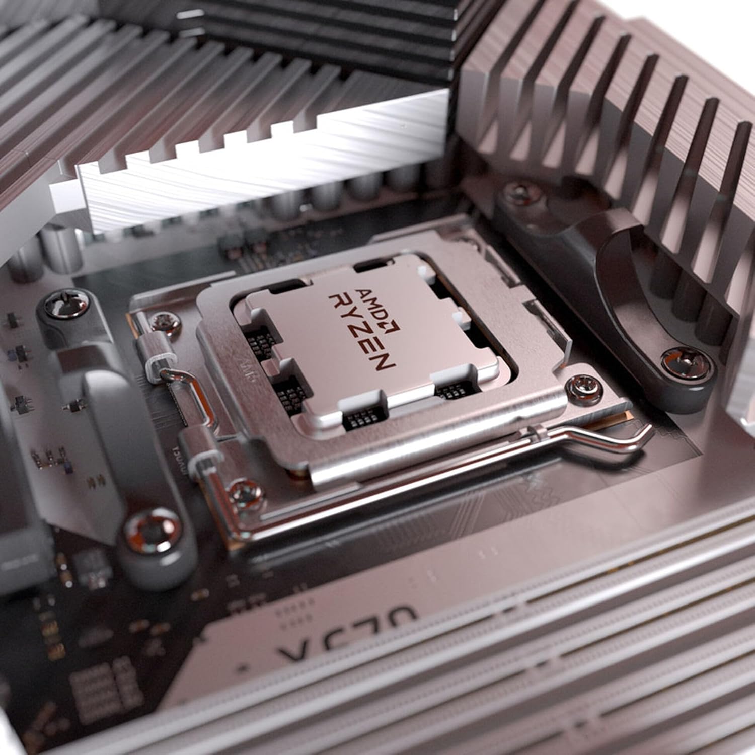 Procesador AMD Ryzen 5 8500G con AMD Radeon Graphics, Socket AM5, 5GHz, 6 Núcleos, 16MB Caché - Incluye Disipador