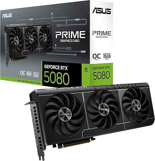 Tarjeta de Video ASUS NVIDIA GeForce RTX 5080 PRIME, 16GB 256-bit GDDR7, PCI Express 5.0