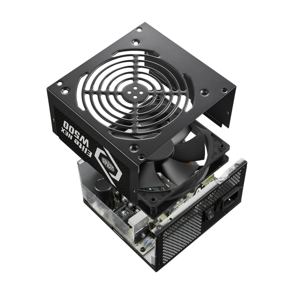 Fuente de Poder Cooler Master Elite Nex W500 80 PLUS White, 24-pin ATX, 120mm, 500W