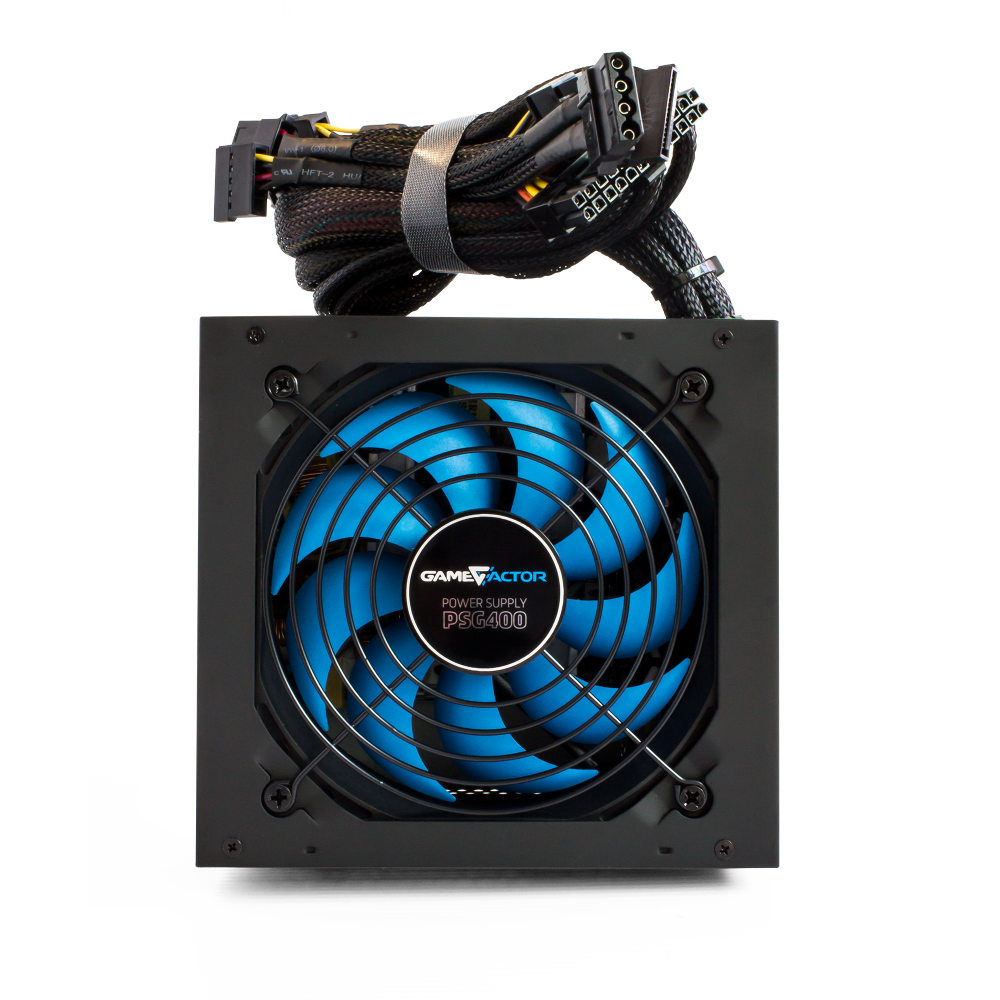 Fuente de Poder Game Factor 80 PLUS Bronze, 24-pin ATX, 120mm, 400W
