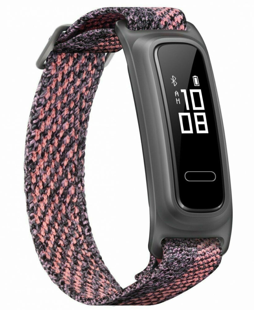 Huawei Smartband Band 4E, Touch, Bluetooth 4.2, Android, Gris/Rosa - Resistente al Agua