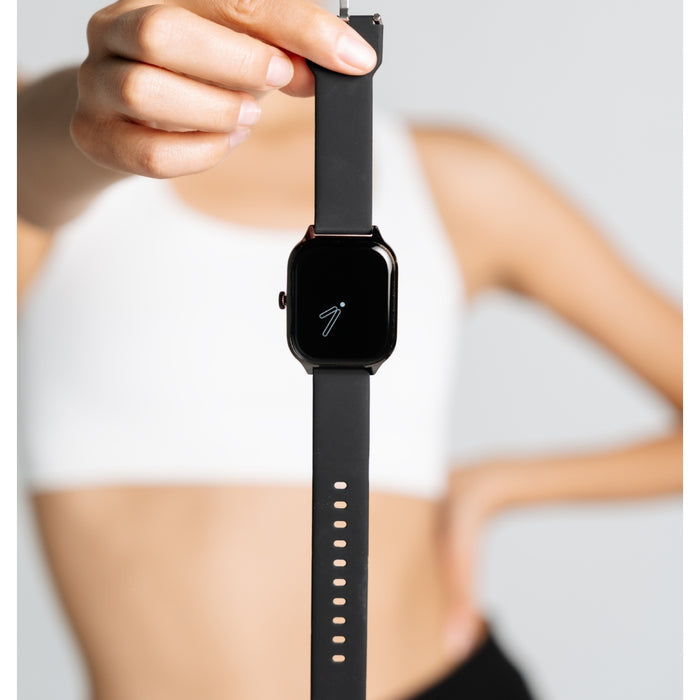 Perfect Choice Smartwatch Minoro, Android/iOS, Negro - Resistente al Agua