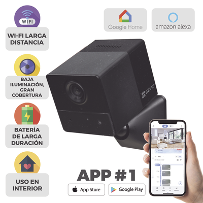 Camara Wifi alta definición FHD Batería Recargable (Cero Cables)