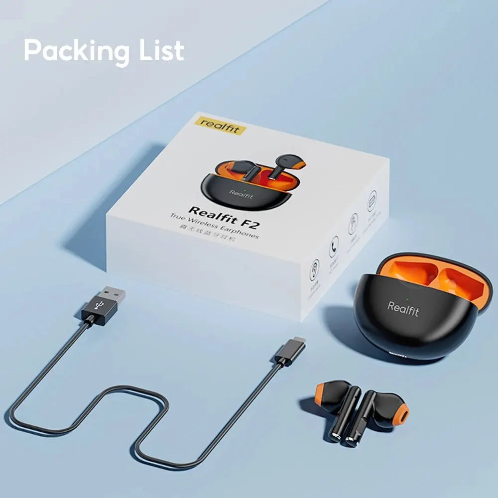 Realfit F2 auriculares Bluetooth excelente calidad HIFI TWS auriculares inalámbricos al por mayor para realme xiaomi