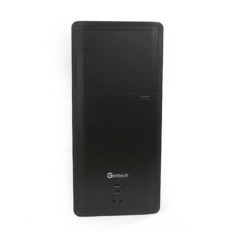 Gabinete Getttech GG1802, Midi-Tower, ATX/Micro-ATX, USB 2.0, con Fuente de 500W, 1 Ventilador Instalado, Negro