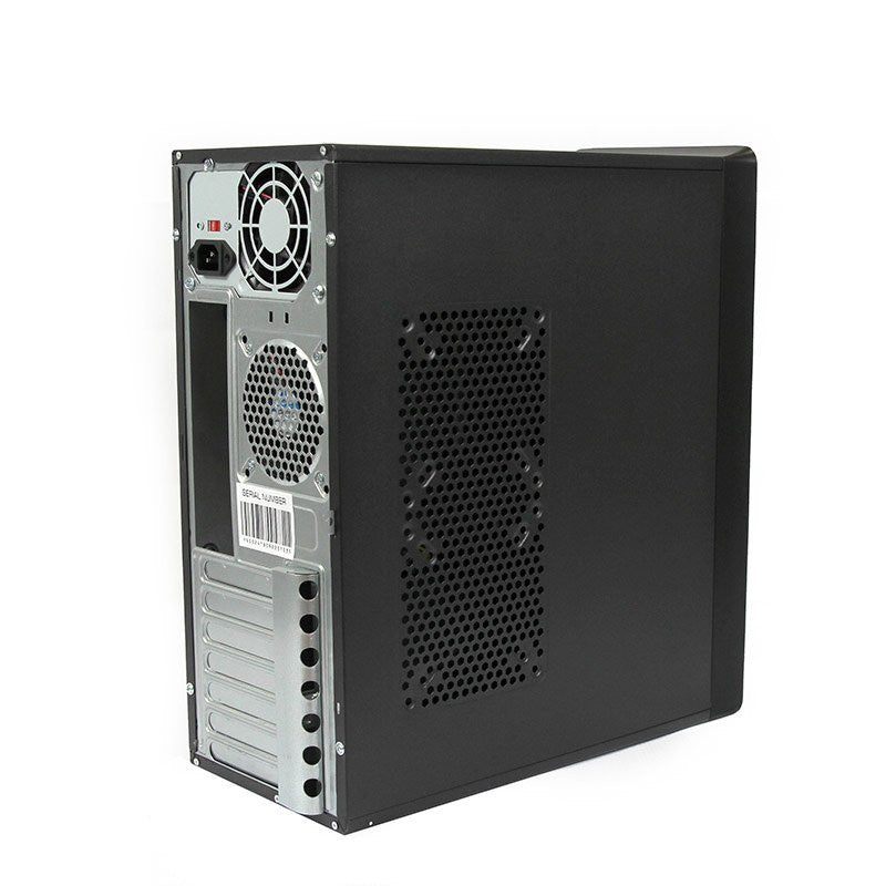 Gabinete Getttech GG1802, Midi-Tower, ATX/Micro-ATX, USB 2.0, con Fuente de 500W, 1 Ventilador Instalado, Negro