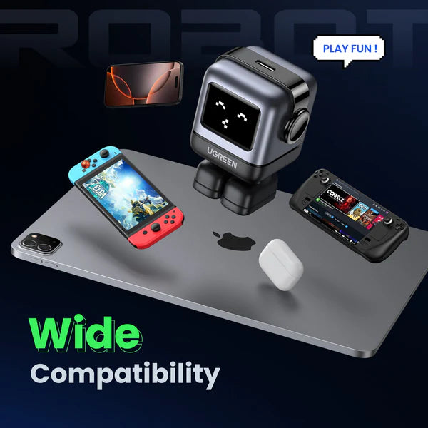 Cargador 30W GaNRobot USB-C de Carga Rápida